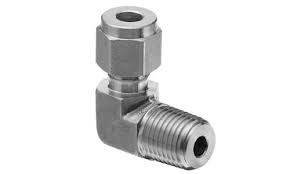 Swagelok Tube Fitting, Male Elbow, 3/8 in. Tube OD x 3/8 in. Male NPT. SWAGELOK.SS-600-2-6