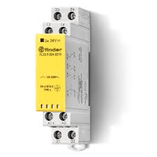 Finder 7S Relay 1NO+1NC 6A, 24V DC coil, push-in terminal