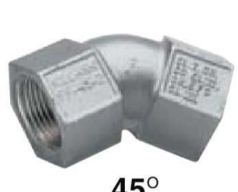 Killark ELBOW 45 1/2" AL FEMAL/FEMAL. KILLARK.FF-45-1